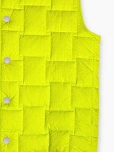 Gilet Intrecciato Giallo Neon - Giallo | Qlhype
