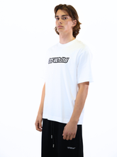 T-shirt Bianca Outline Logo Skate - Bianco | dBlank