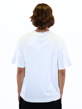 T-shirt Bianca Outline Logo Skate - Bianco | dBlank