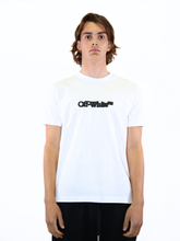 T-shirt Bianca Con Stampa Frecce Spray Arrow Slim - Bianco | dBlank