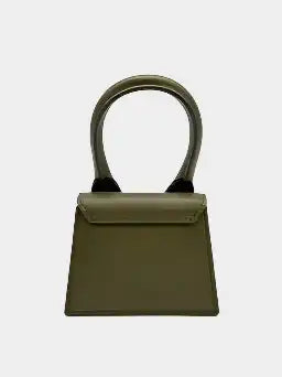 Le Chiquito Homme Khaki Green Leather Bag