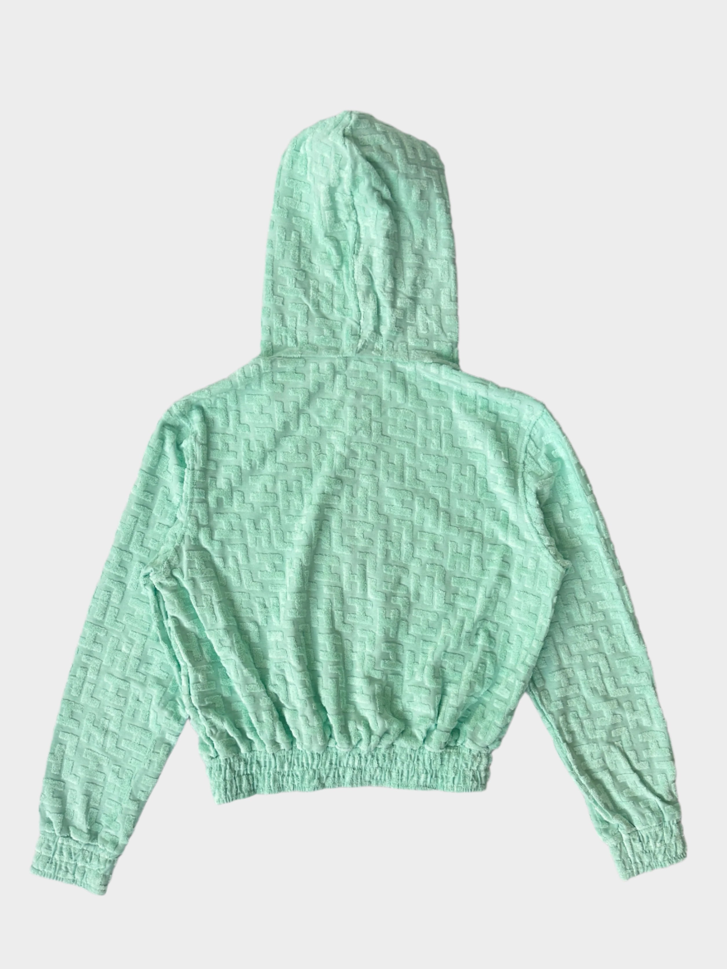 Sponge Monogram Zipped Hoodie