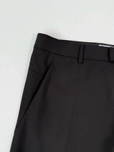 Classic Black Pants With Zip On The Bottom -  | dBlank