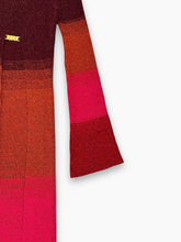 Lurex Degradè Long Cardigan - Multicolore | Qlhype