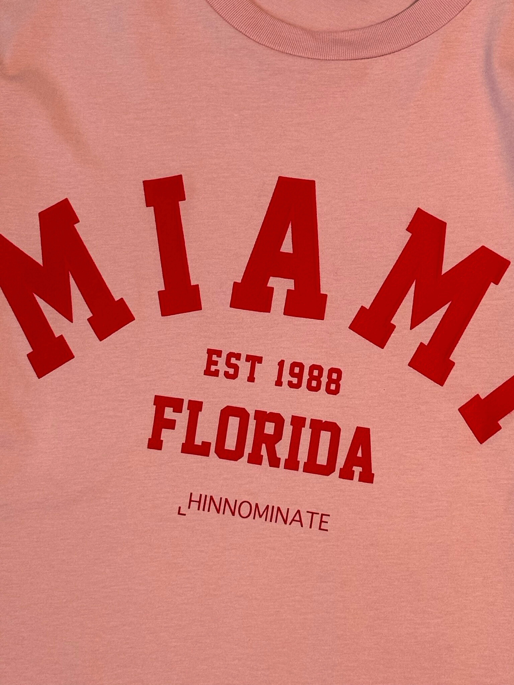 T-shirt Rosa Con Stampa