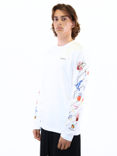 T-shirt Bianca Fresco Diag Skate Tee - Bianco | dBlank