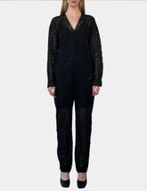 Elegant Black Lace Jumpsuit -  | dBlank