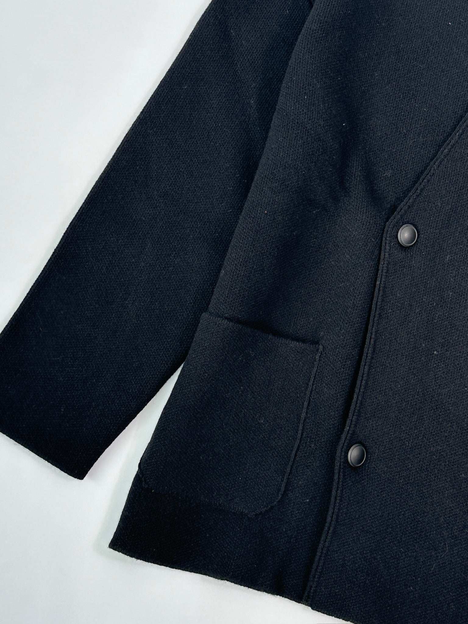 Cardigan Doppiopetto In Lana Vergine E Cashmere