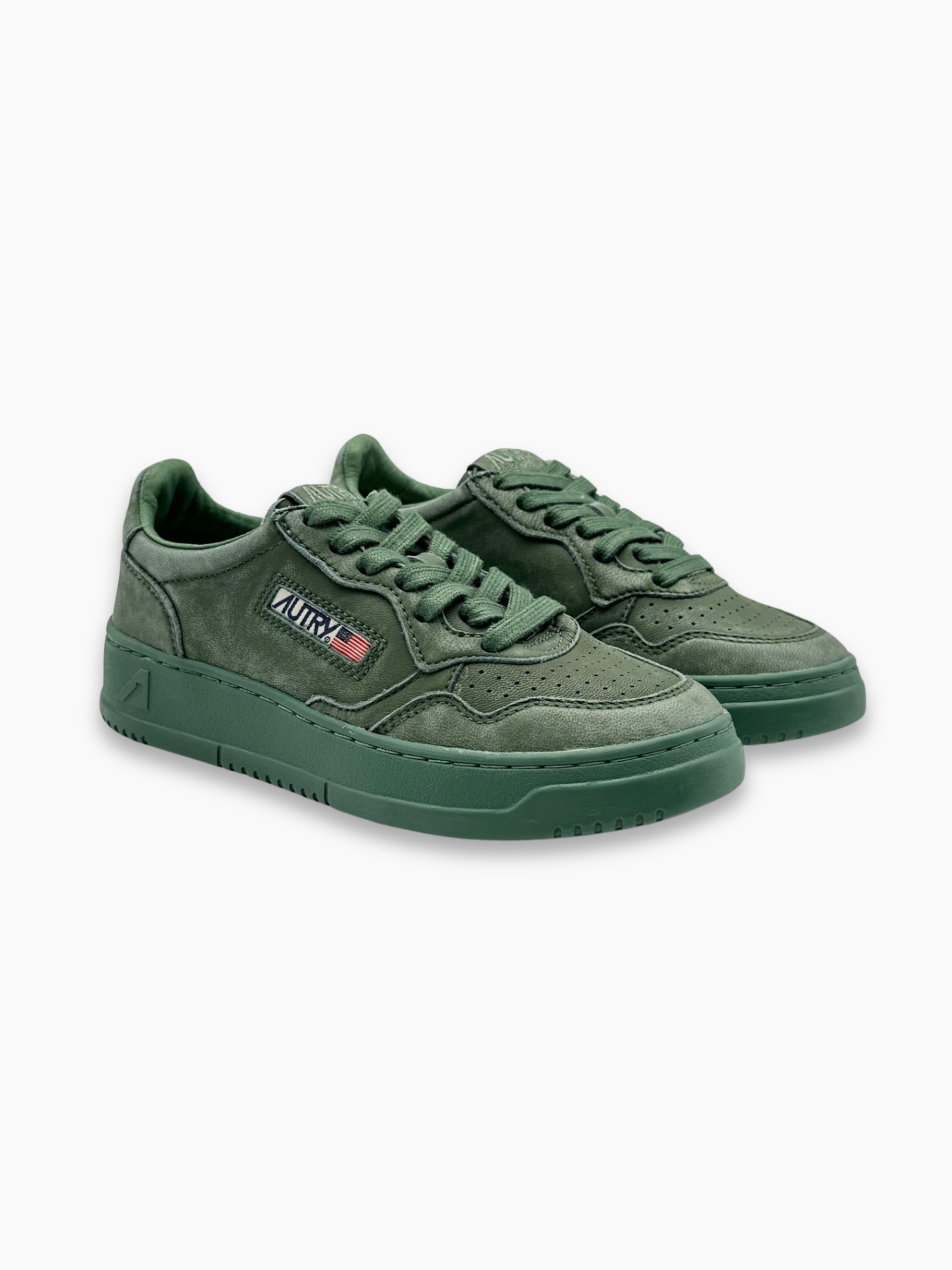 Sneakers Medalist Low Verdi Scamosciate