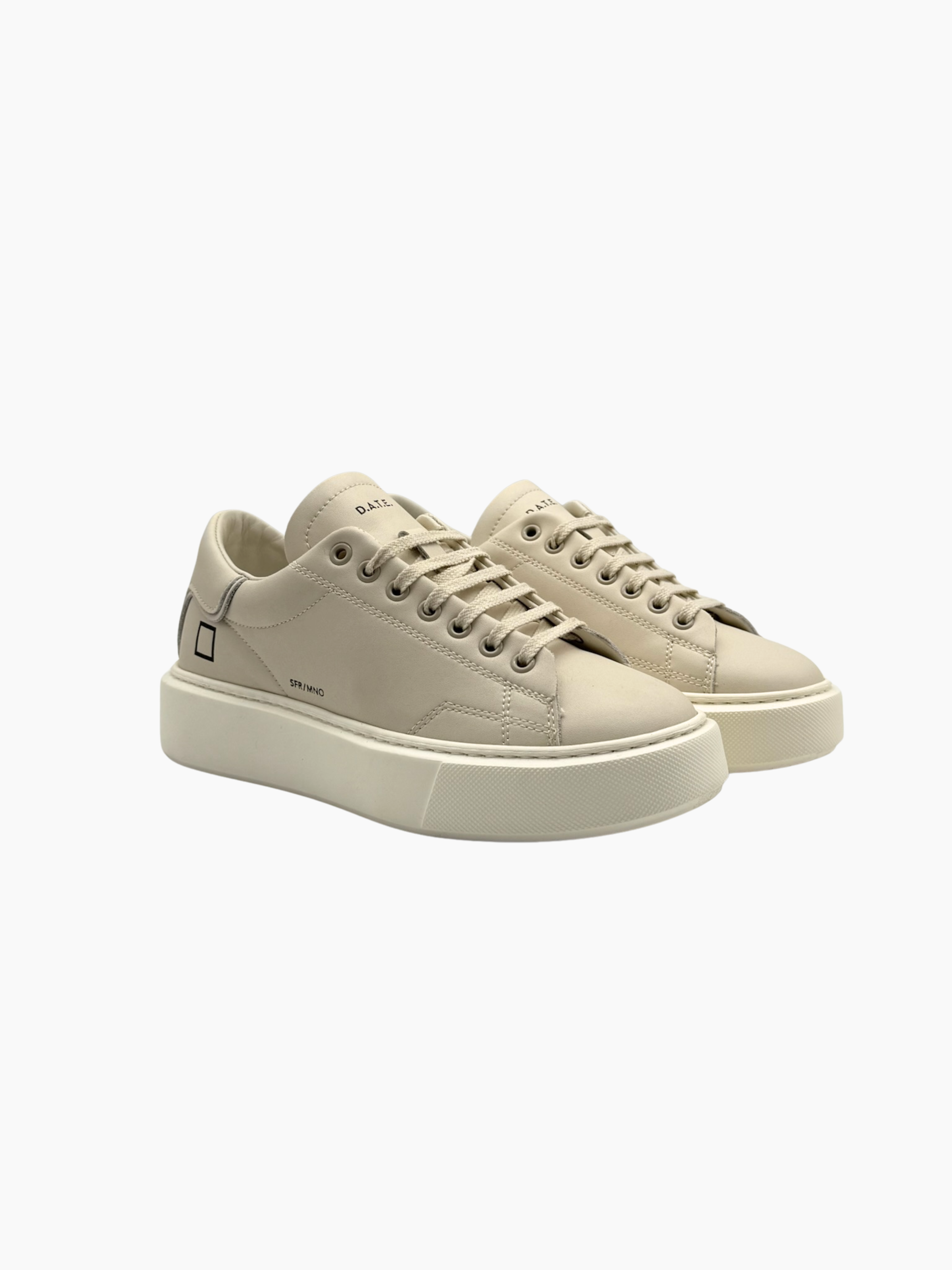 Beige Sfera Leather Sneakers