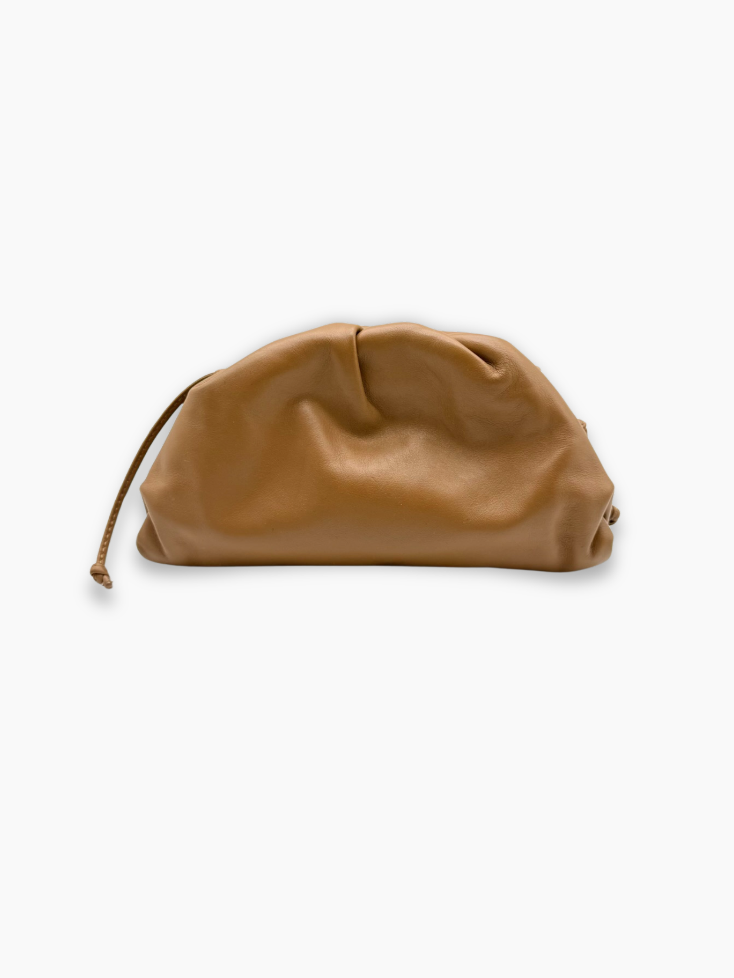 Borsa The Mini Pouch In Pelle Caramello