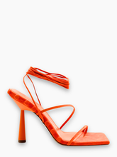 Orange Suede Sandals -  | Qlhype