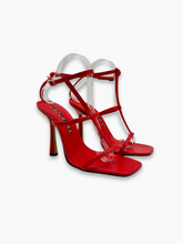 Red Gladiateur Sandals -  | dBlank