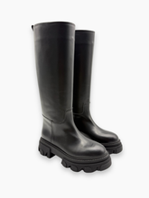 Black Chunky Sole Boots -  | dBlank