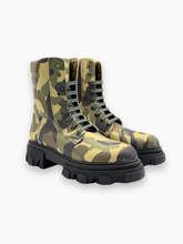 Anfibi Camo Con Suola Chunky -  | dBlank