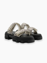 Sandali Platform Effetto Pitonato Con Suola Chunky -  | dBlank