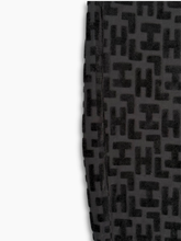Black Chenille Trousers with Monogram -  | dBlank