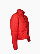 Boxy Red Down Jacket -  | Qlhype