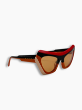 Occhiali Arancio E Rossi Montatura Bicolore - Rosso | dBlank