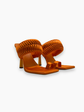 Sandali Arancioni In Raso - Arancione | dBlank