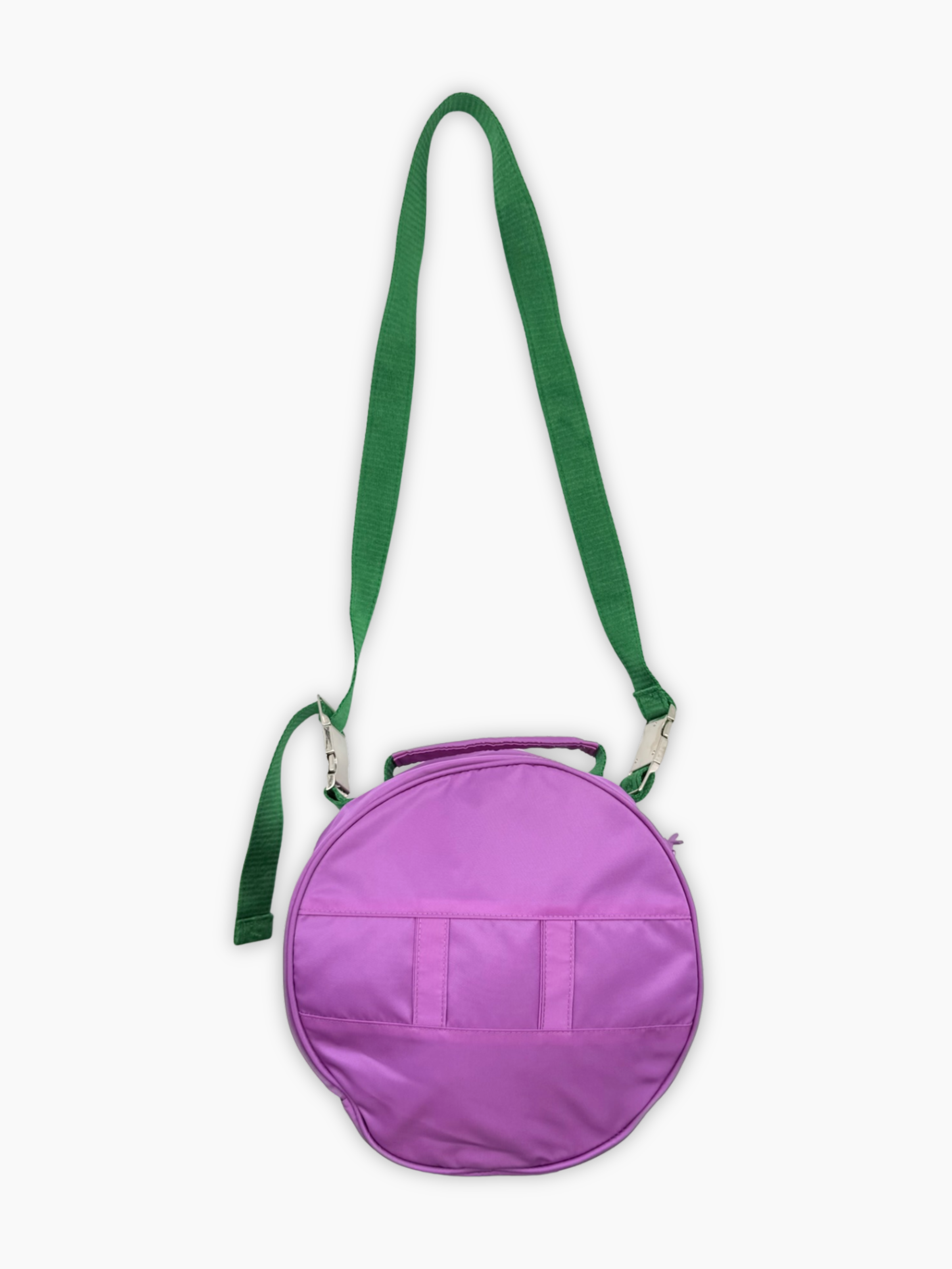 Borsa Tonda Viola Con Tracolla