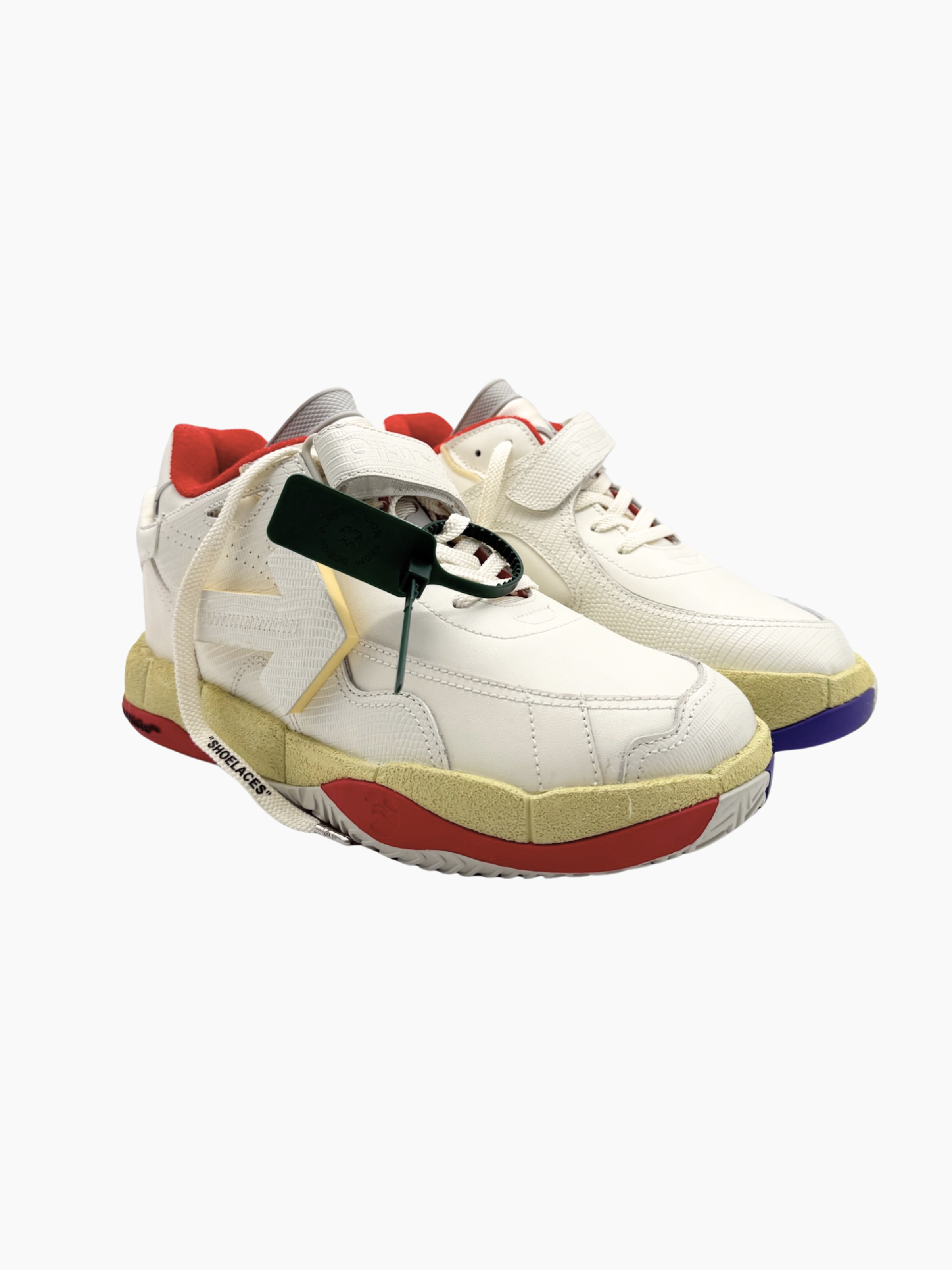 Sneakers Bianche Low Top Puzzle Couture
