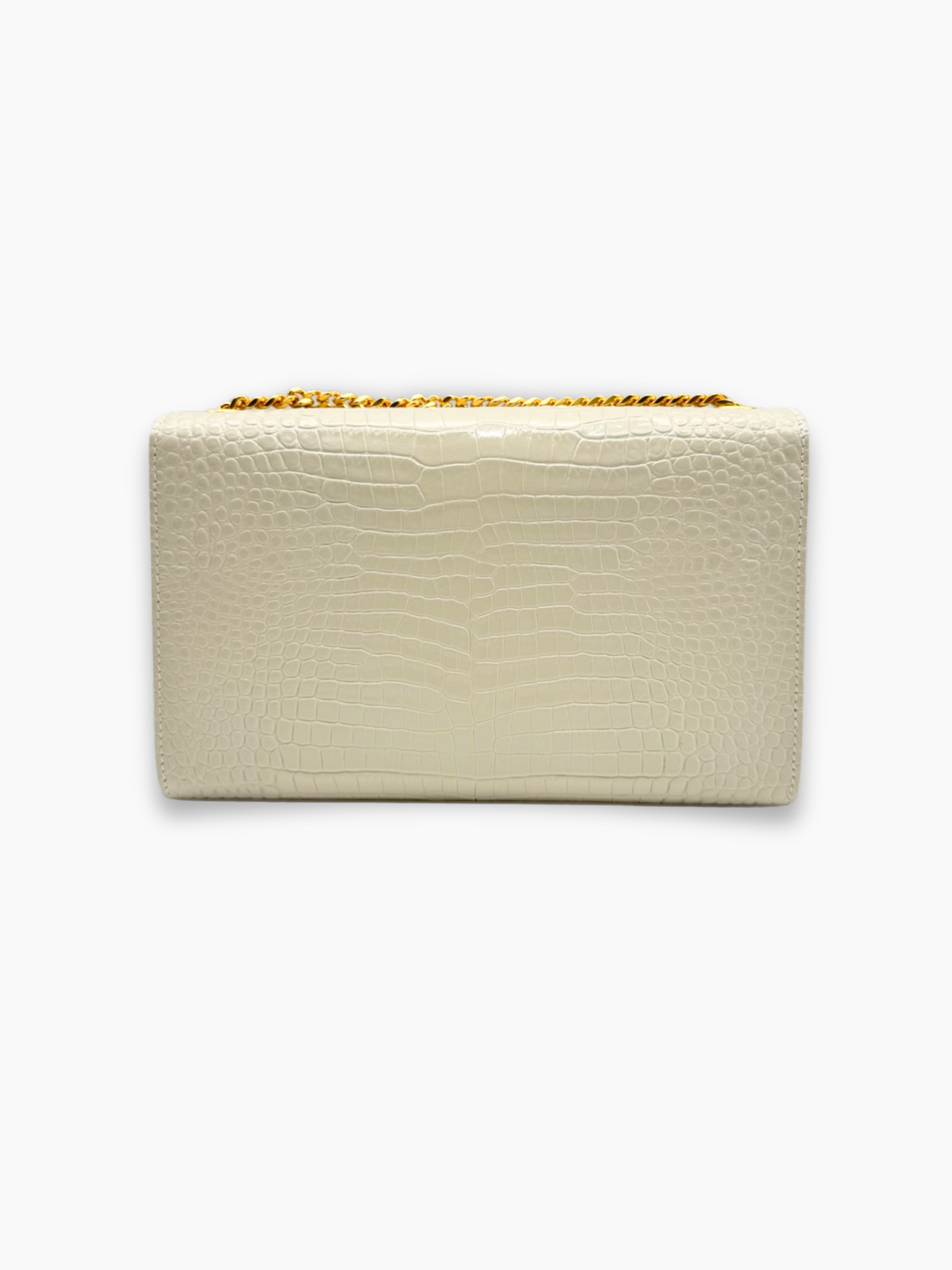 Borsa Kate Medium In Pelle Bianca Cocco