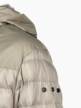 Giubbino Beige Con Cappuccio Imbottito In Piuma -  | Qlhype