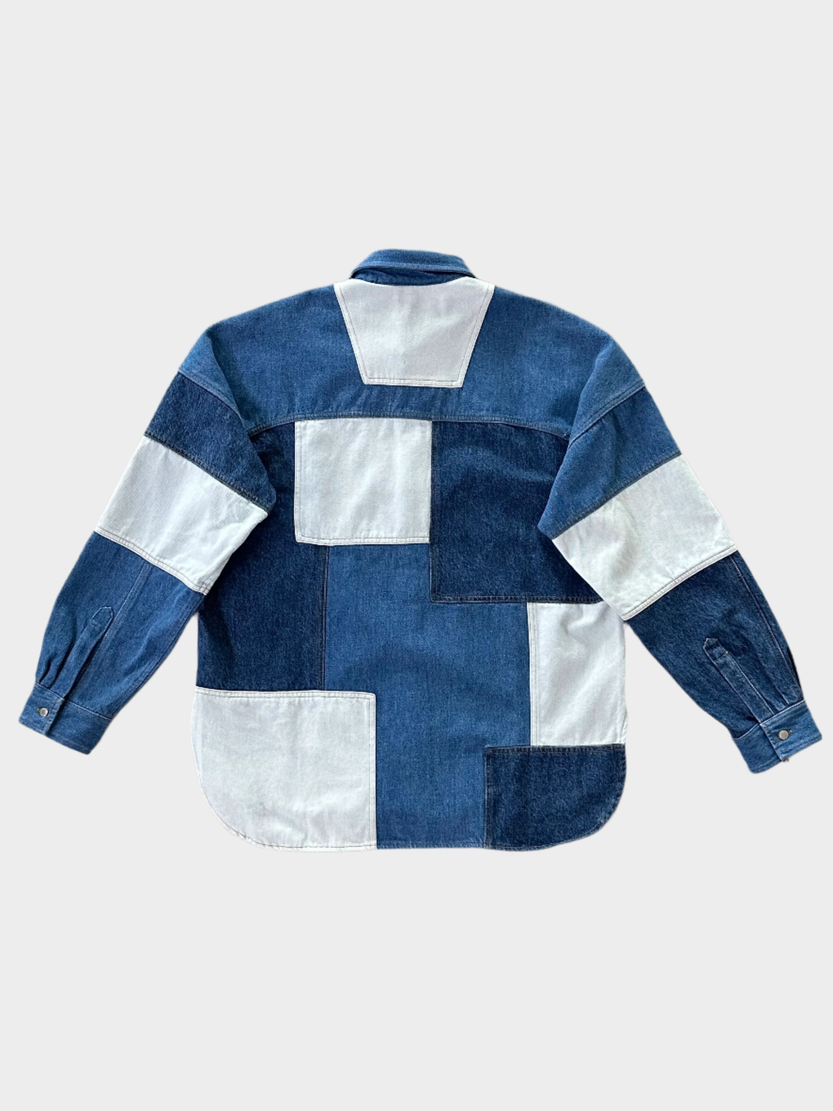 Patchwork Denim Shirt