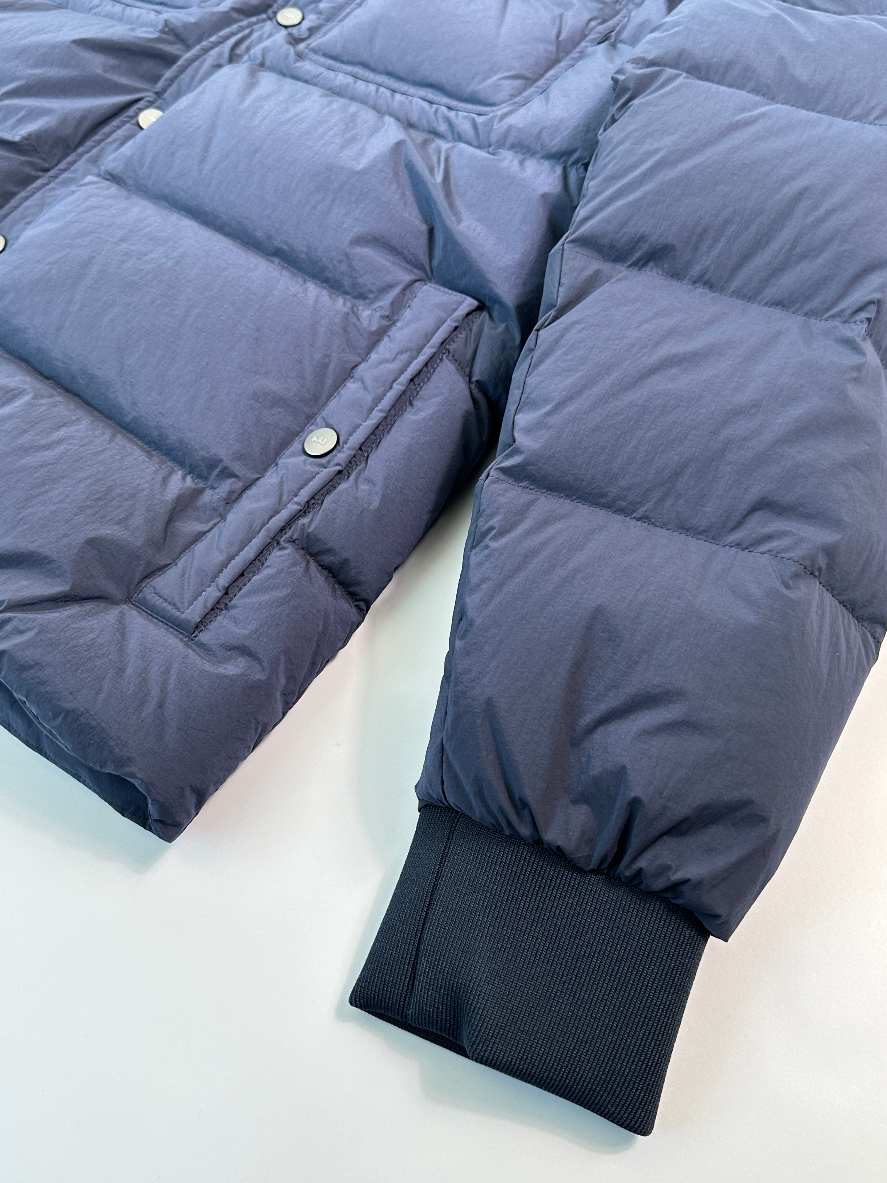 Man Blue Down Jacket