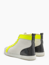 Sneakers Christian Louboutin High-Top Bianche Giallo Fluo - Bianco | Qlhype