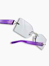 Occhiali Rettangolari Aste Viola -  | dBlank