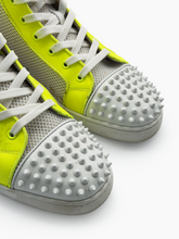 Sneakers Christian Louboutin High-Top Bianche Giallo Fluo - Bianco | Qlhype