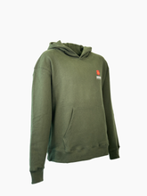 Felpa Oversize Cappuccio Boke Flower - VERDE MILITARE | Qlhype