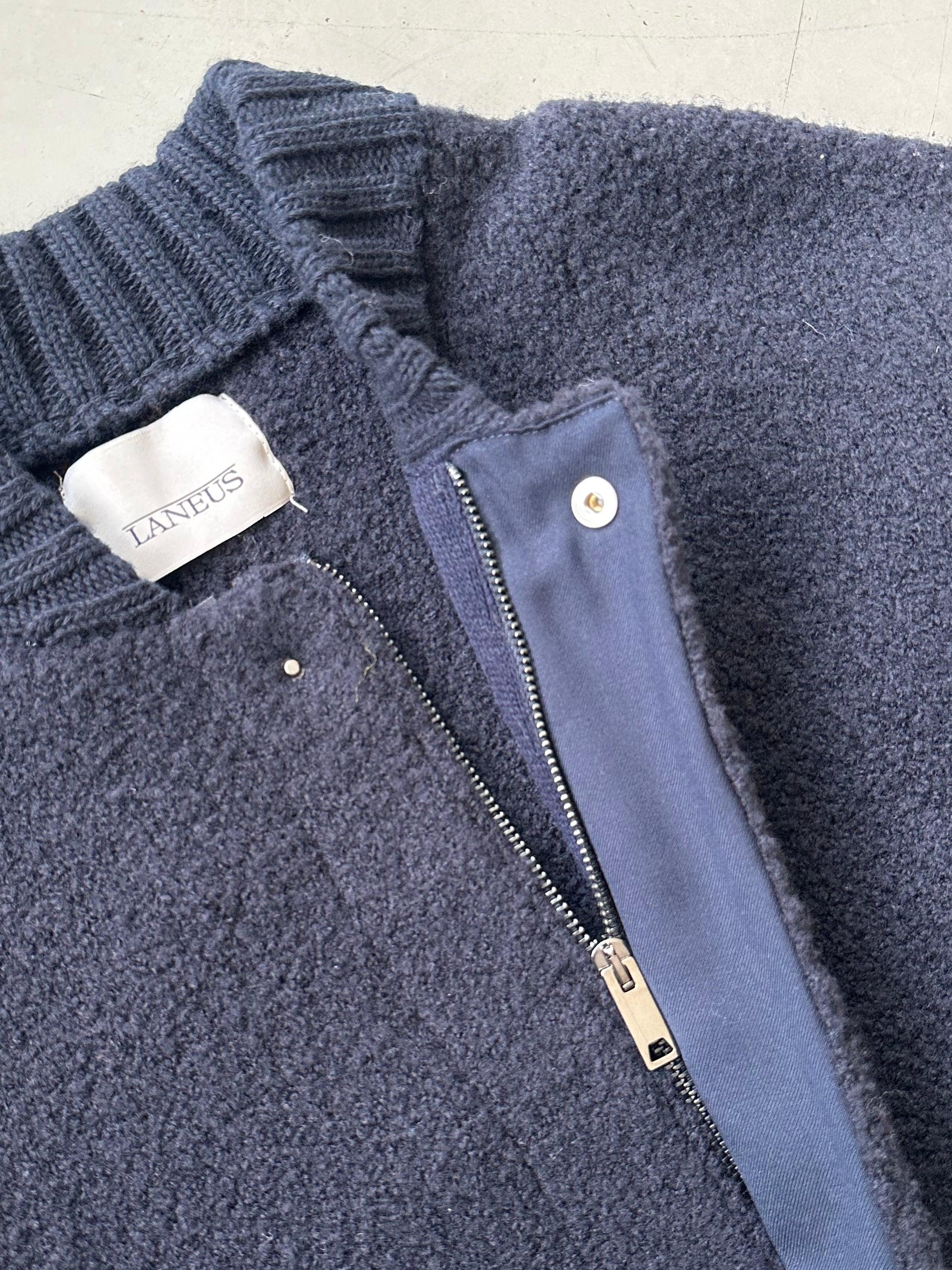 Bomber Bouclé Navy Blue