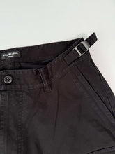 Black Cargo Pants With Pockets And Decorative Zips -  | dBlank