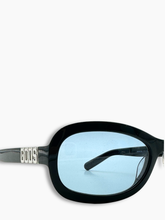 Occhiali Neri Lenti Azzurre -  | dBlank