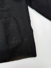 Cardigan Nero In Lana Spazzolata -  | dBlank