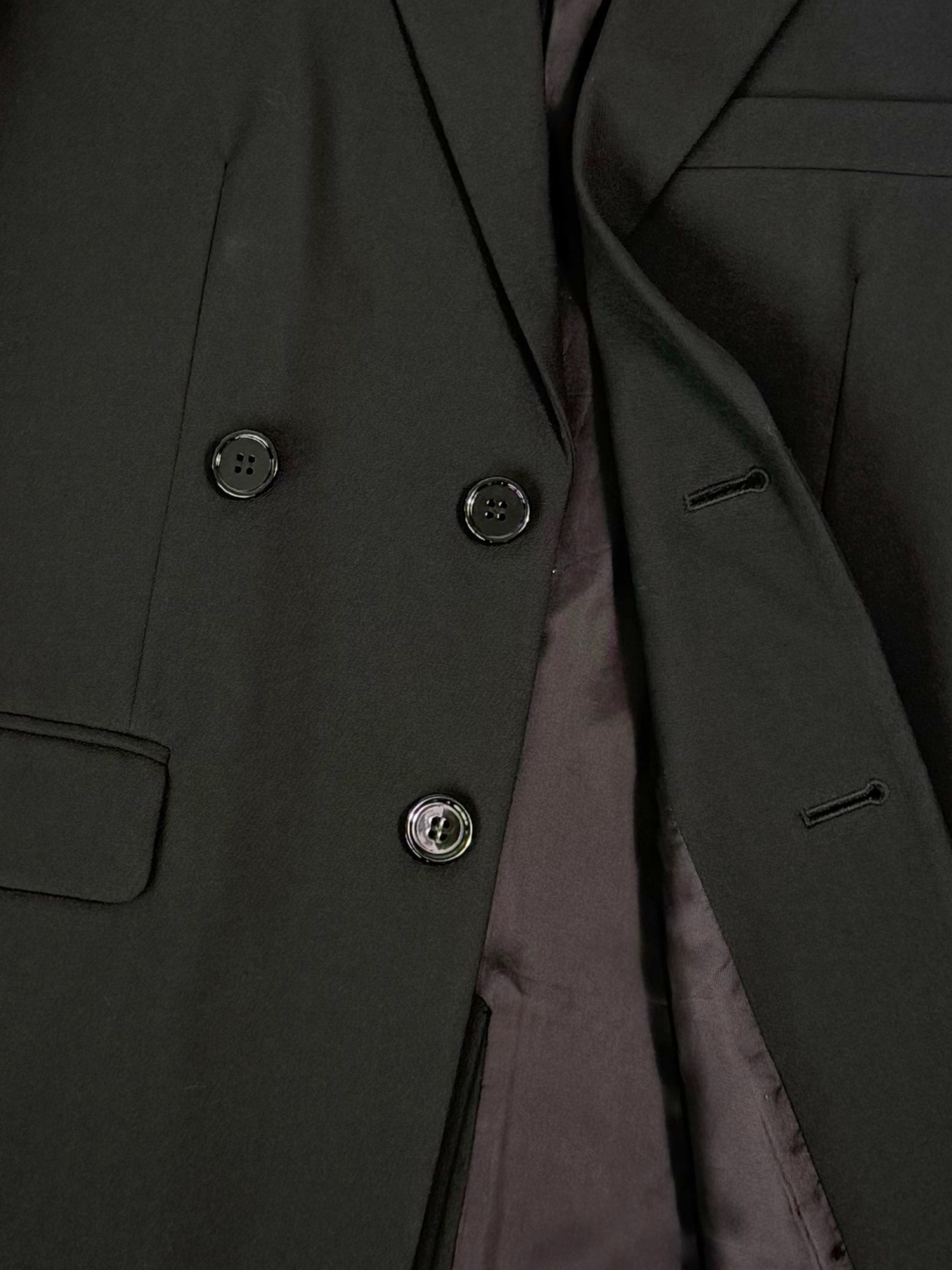 Blazer Nero Doppiopetto