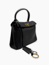 Borsa Rodeo In Pelle Nera Con Dettagli Argento - Nero | dBlank