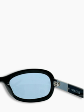 Occhiali Neri Lenti Azzurre -  | dBlank