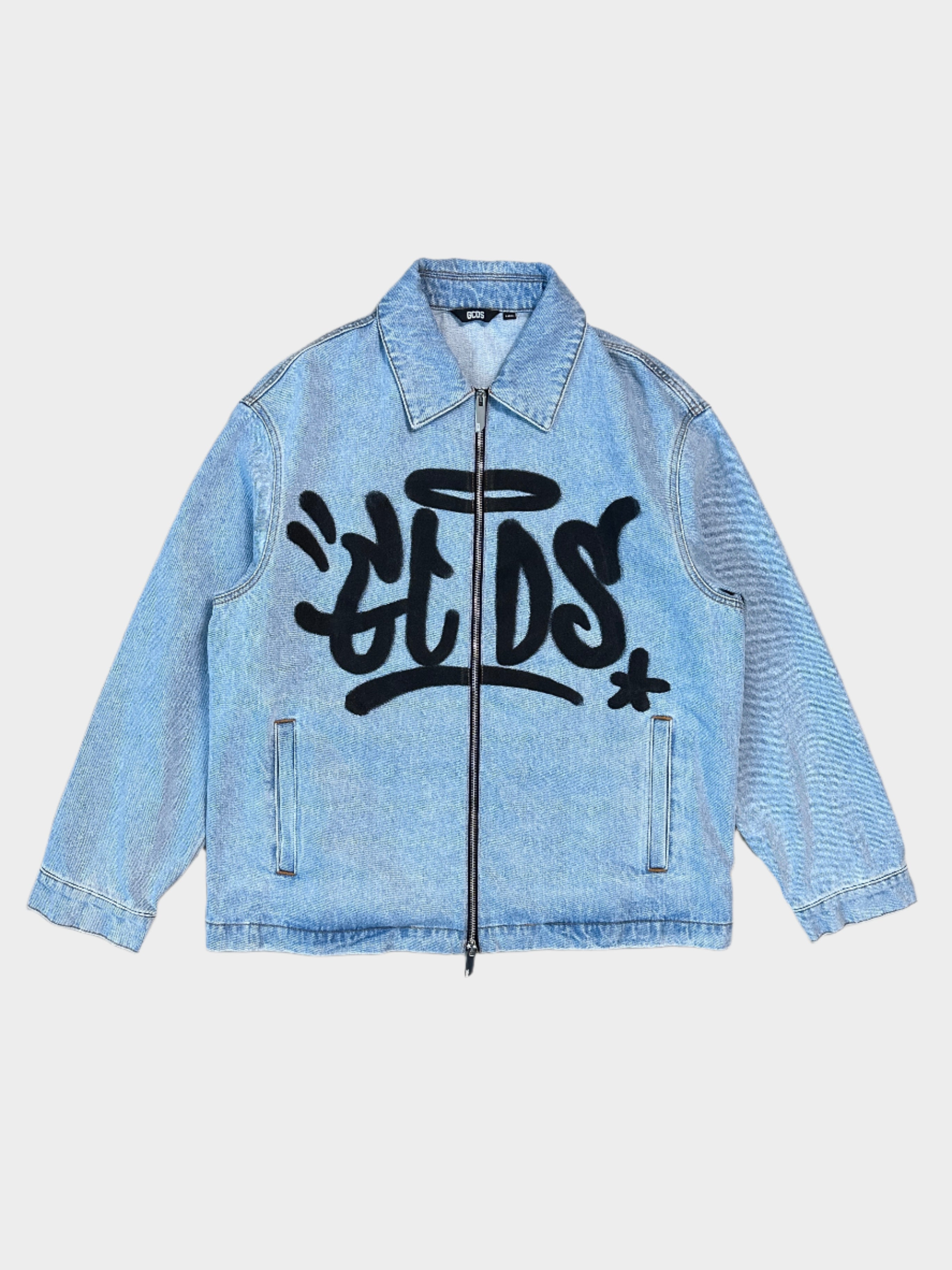 Graffiti Logo Denim Jacket