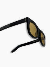 Occhiali Da Sole Neri Con Lenti Gialle -  | Qlhype
