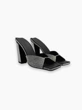 Mule Nere Con Cristalli -  | dBlank