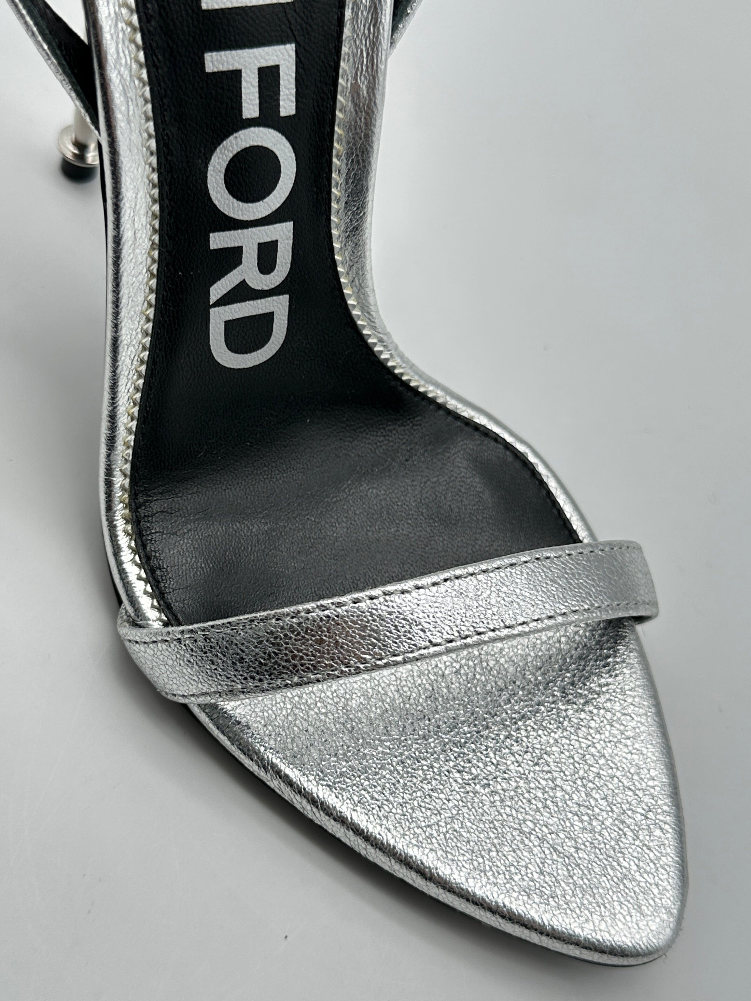 Padlock Silver Heels