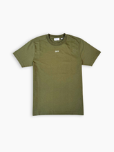 T-shirt Verde Military Con Logo Bianco Sul Petto - Verde | dBlank