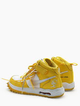 Sneakers Nike x Off-White Air Force 1 Mid Gialle Bianche -  | Qlhype