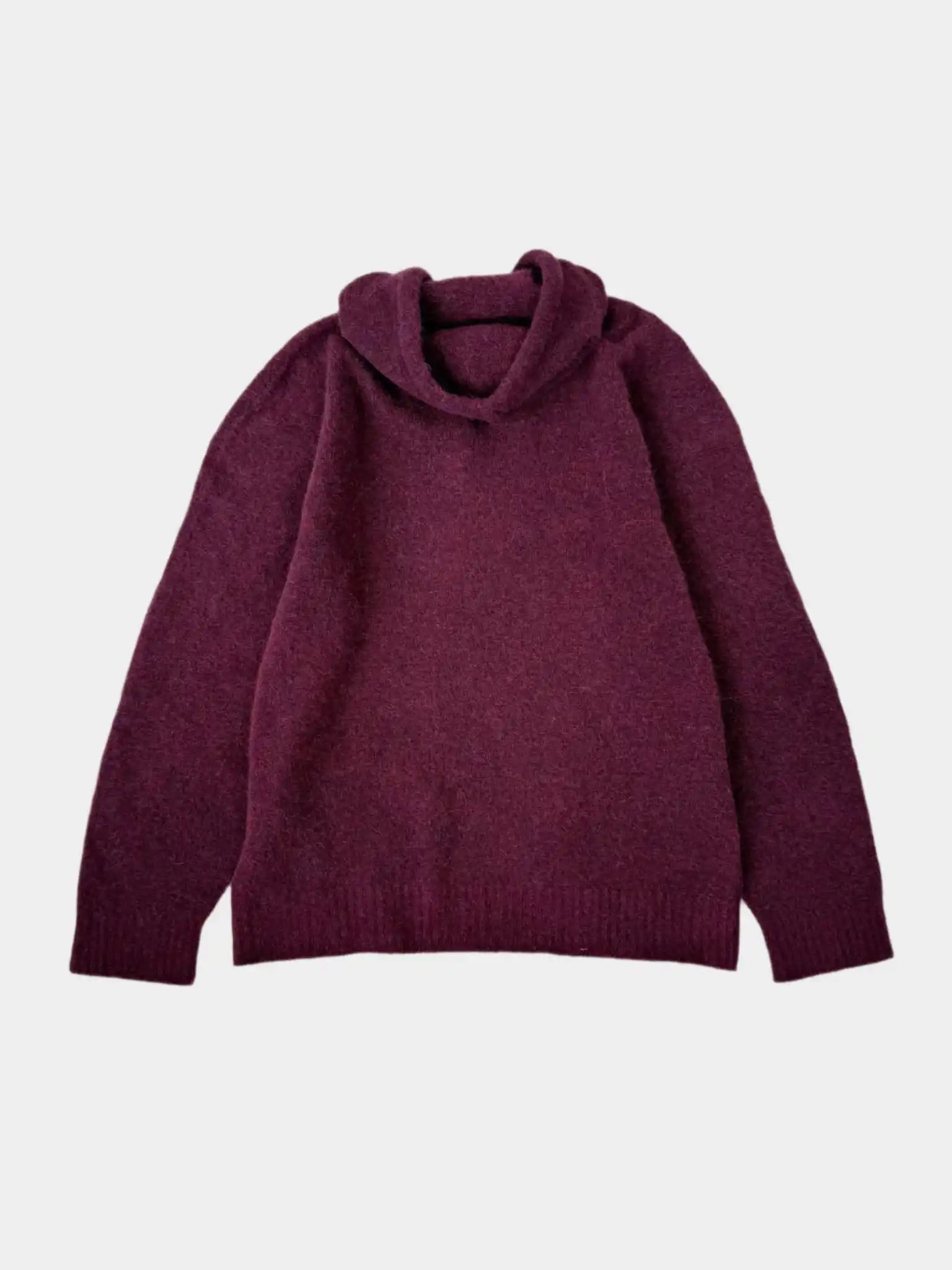 Maglione Con Cappuccio Vinaccia