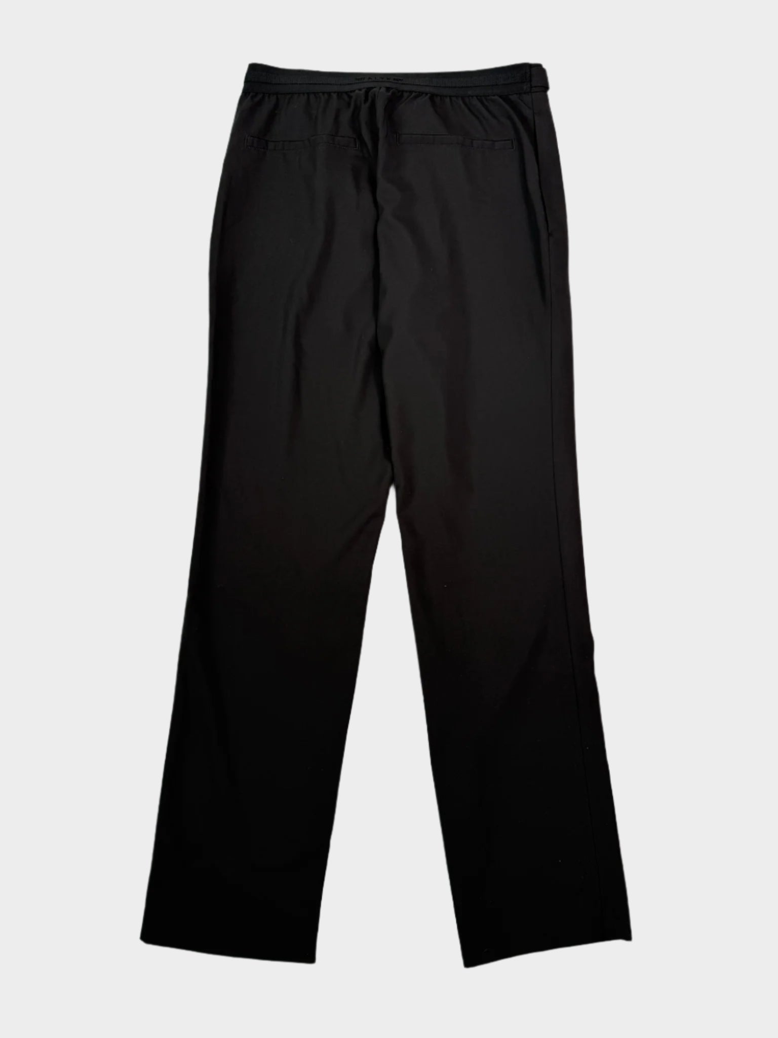 Pantaloni Neri Con Cintura Integrata
