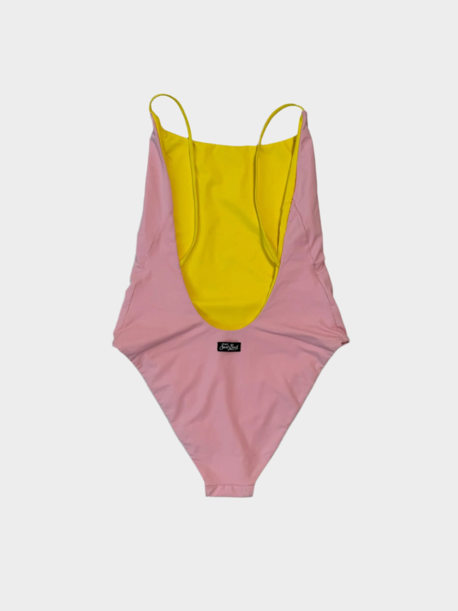 Costume Intero Cecille Rosa E Giallo Pastello